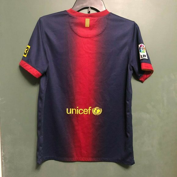 FC Barcelona Nike 12/13 Home Jersey Youth Kids XL - Picture 2 of 8